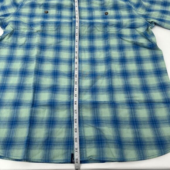 NWT Even Tide Plaid Button-Up Long Sleeve Collared Shirt Large Tall - Picture 4 of 6